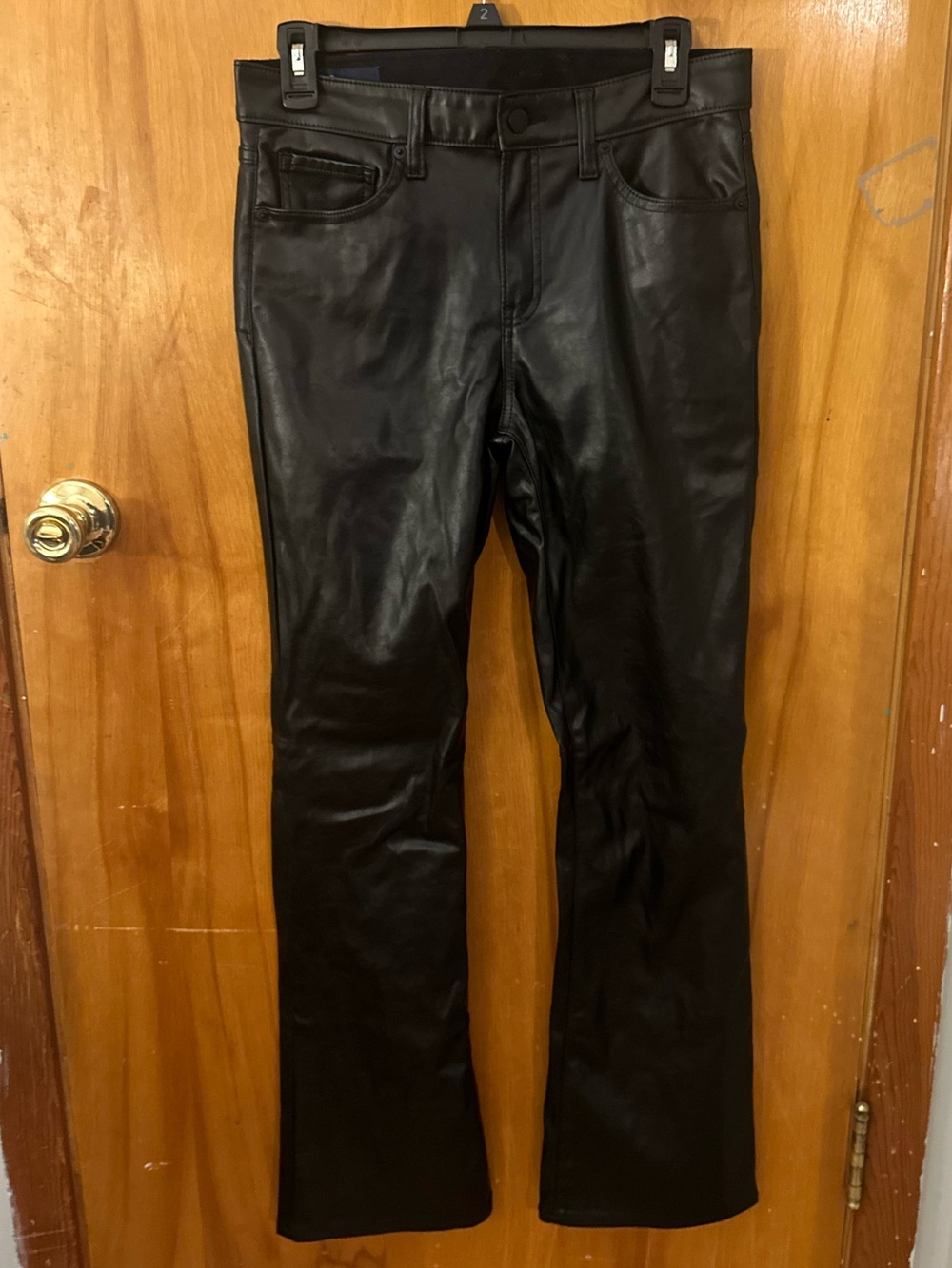 Gap faux leather pants